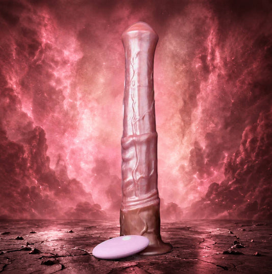 Dragon Dildo Amber - big realistic vibrating horse dildo - Cover Image