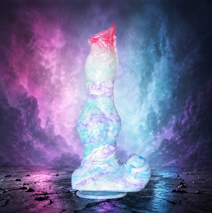 Aurora Dragon Dildo Pastel - pastel rainbow fantasy dragon dildo - Cover Image