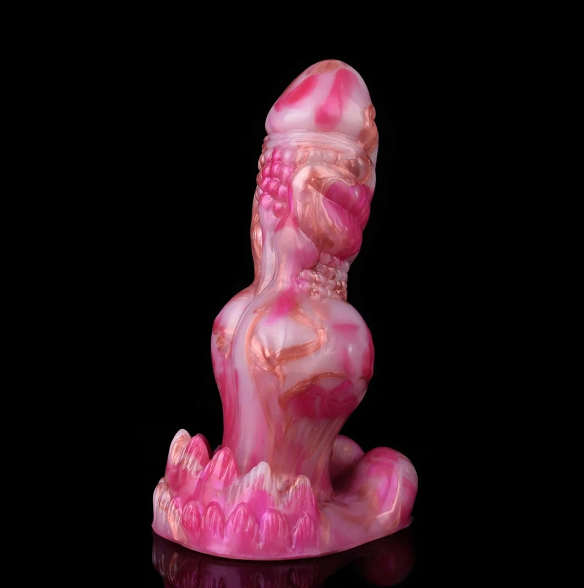 Dragon Dildo Blaze - big realistic vibrating dragon dildo - Standing Side Profile