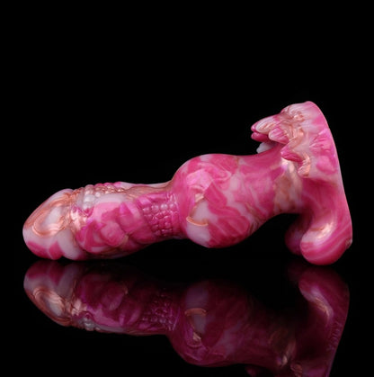 Dragon Dildo Blaze - big realistic vibrating dragon dildo - Lying Side Profile
