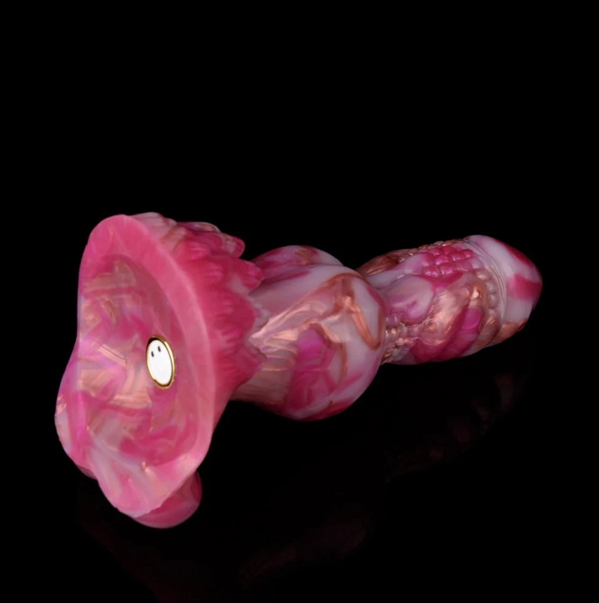 Dragon Dildo Blaze - big realistic vibrating dragon dildo - Base Detail Angled