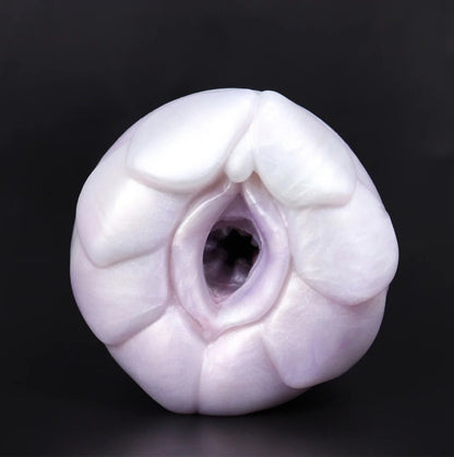 Dragon Stroker Bloom - realistic textured masturbator - Opening Front View