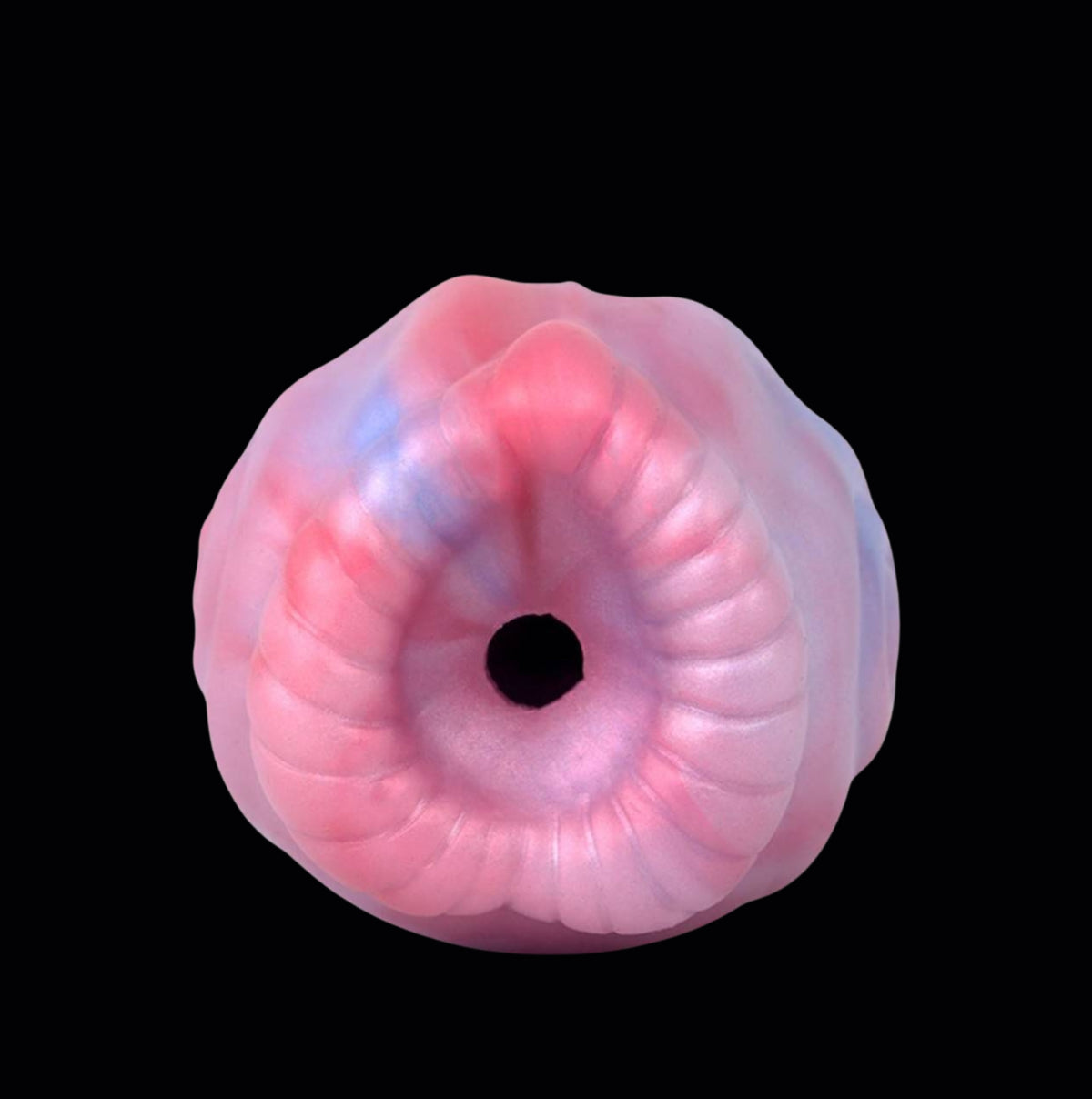 Dragon Stroker Marble - realistic textured masturbator - Opening Front View