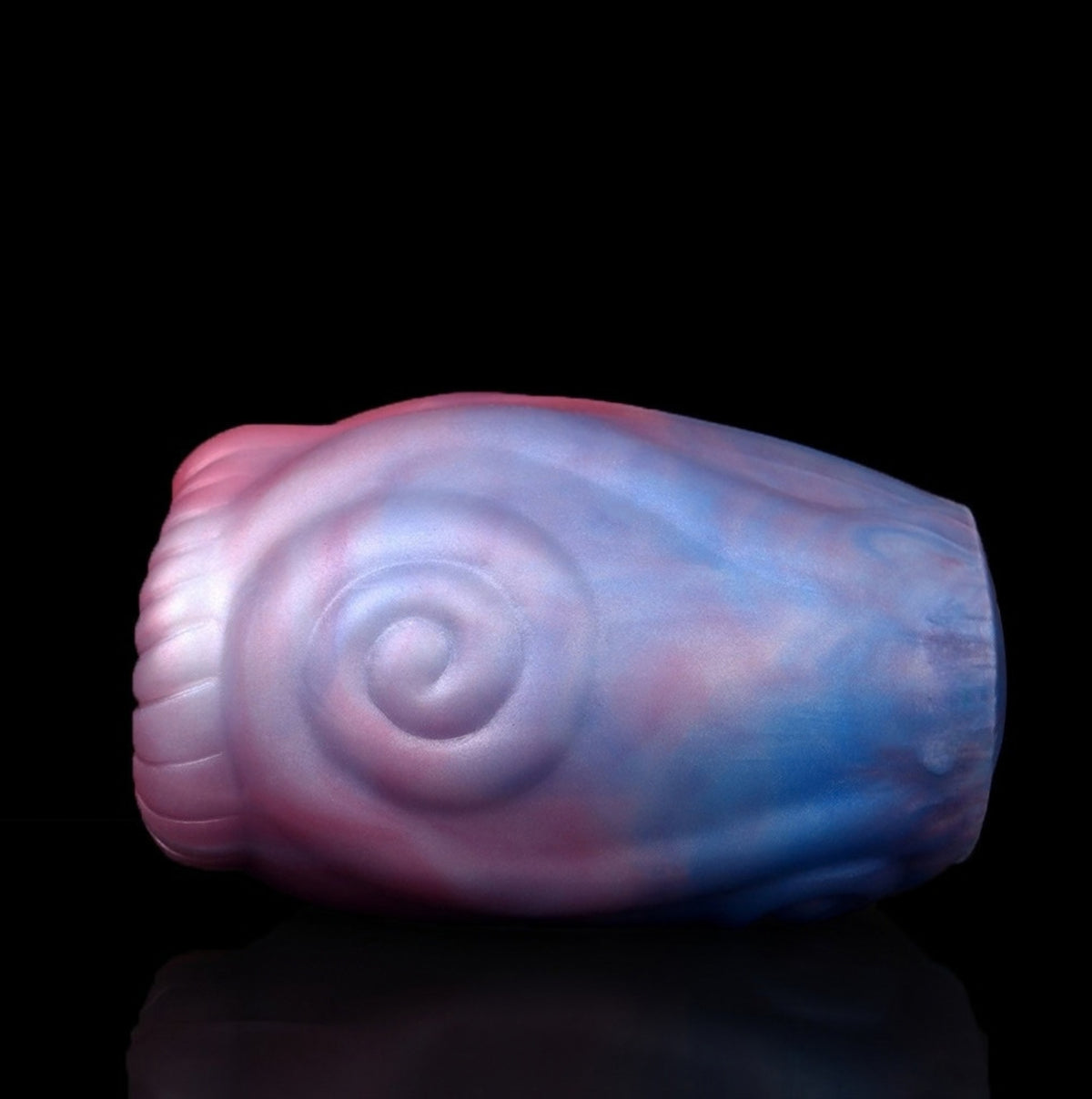 Dragon Stroker Marble - realistic textured masturbator - Side Profile Swirl Detail