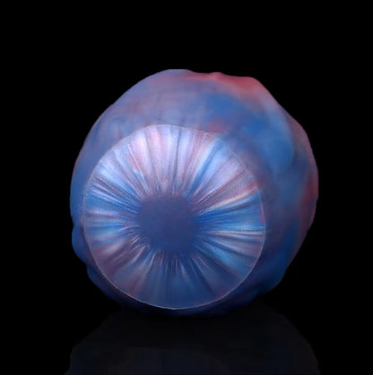 Dragon Stroker Marble - realistic textured masturbator - Closed End Front View