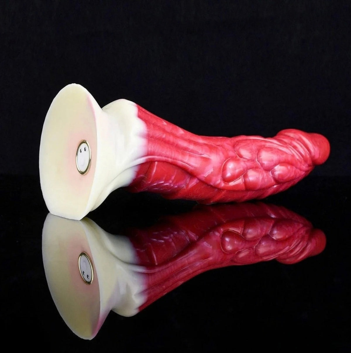 Dragon Dildo Ruby - big realistic vibrating dragon dildo - Base Charging Port Detail